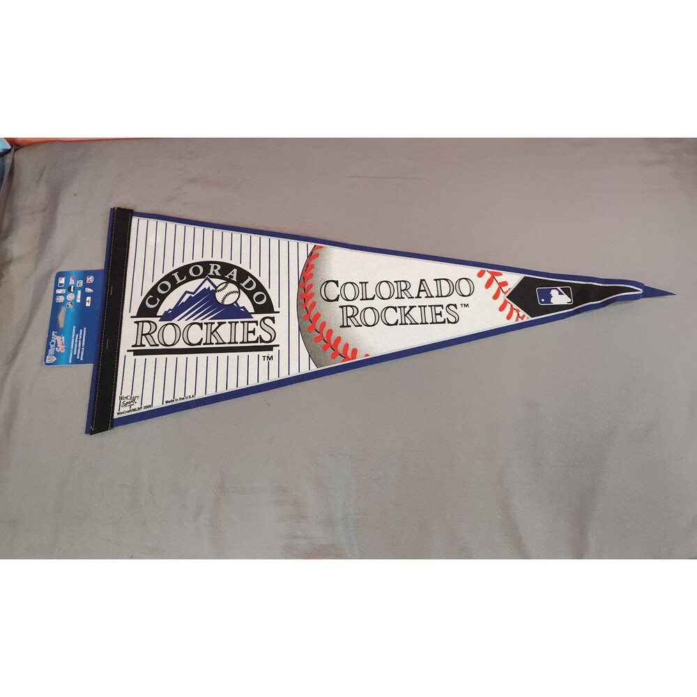MLB Colorado Rockies Baseball Pennant 12"x30"